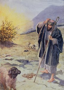 &39;मोर्स में दिल से डर&39; बढ़ा, &39;थ्रू द बाइबल&39;, वेंचर पब्लिशिंग, 1928 से चित्रण द्वारा चार्ल्स एडमंड ब्रॉक